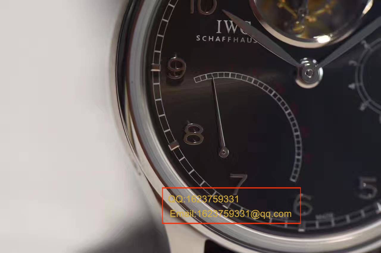 【独家视频测评YL一比一超A高精仿手表】 IWC 葡萄牙系列逆跳 Tourbillon IW504401 wrist watch  / WG104A