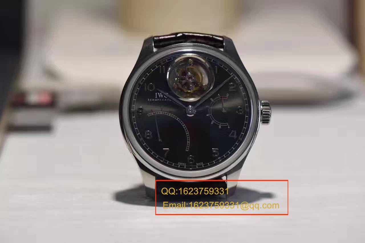 【独家视频测评YL一比一超A高精仿手表】 IWC 葡萄牙系列逆跳 Tourbillon IW504401 wrist watch  / WG104A