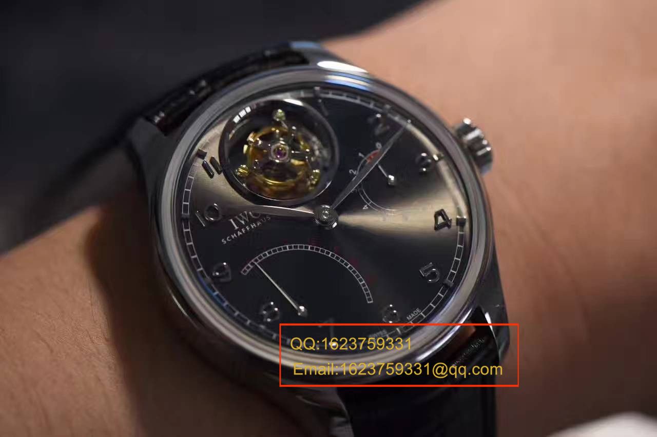 【独家视频测评YL一比一超A高精仿手表】 IWC 葡萄牙系列逆跳 Tourbillon IW504401 wrist watch  / WG104A
