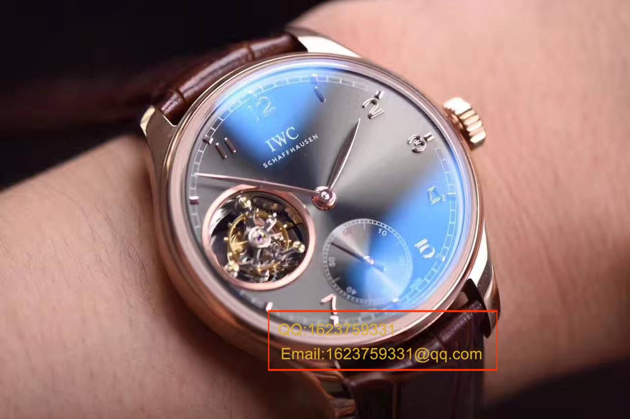【独家视频测评YL Factory 1:1 top 复刻手表】 IWC 葡萄牙系列IW546305真 Tourbillon  wrist watch  / WG288