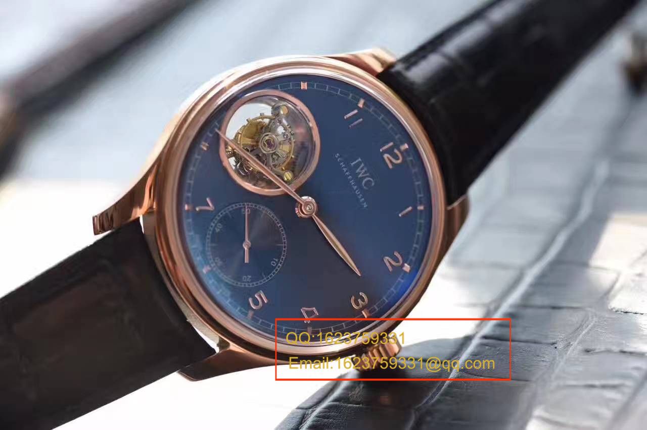 【独家视频测评YL Factory 1:1 top 复刻手表】 IWC 葡萄牙系列IW546305真 Tourbillon  wrist watch  / WG288