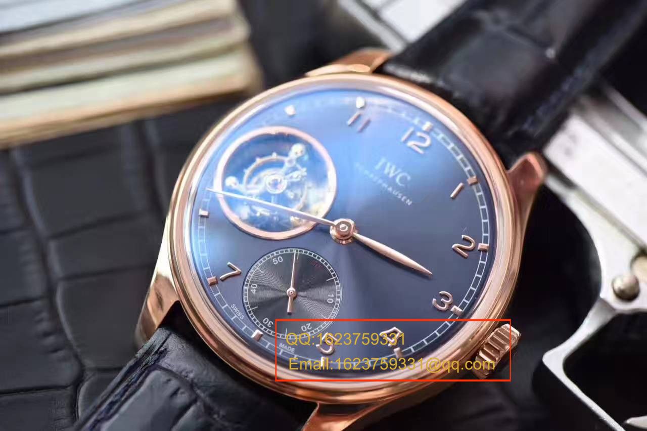 【独家视频测评YL Factory 1:1 top 复刻手表】 IWC 葡萄牙系列IW546305真 Tourbillon  wrist watch  / WG288