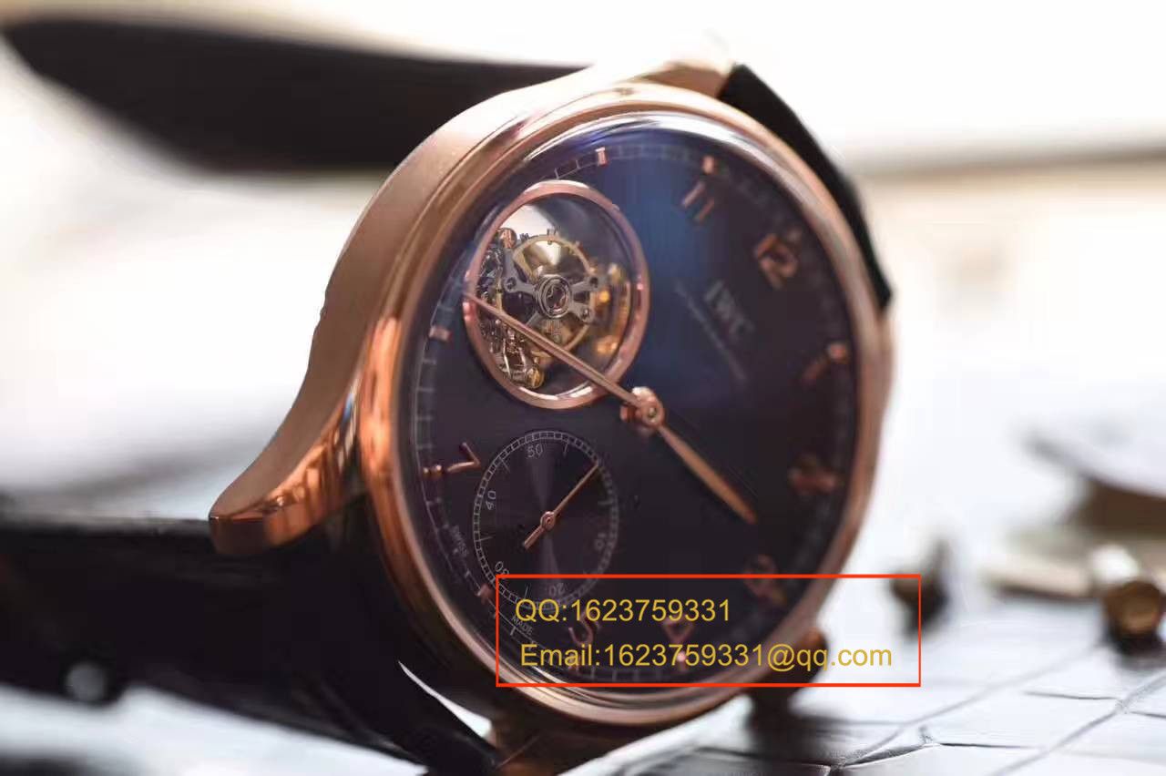 【独家视频测评YL Factory 1:1 top 复刻手表】 IWC 葡萄牙系列IW546305真 Tourbillon  wrist watch  / WG288