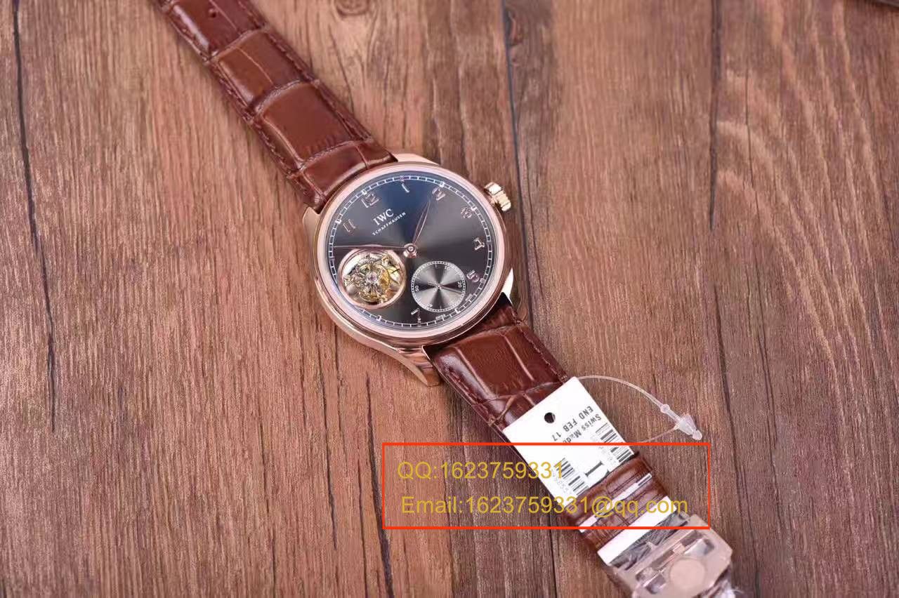 【YL Factory 一比一高仿手表】最高品质 IWC 葡萄牙系列IW546301、IW546304九字位真 Tourbillon  wrist watch  / WG287