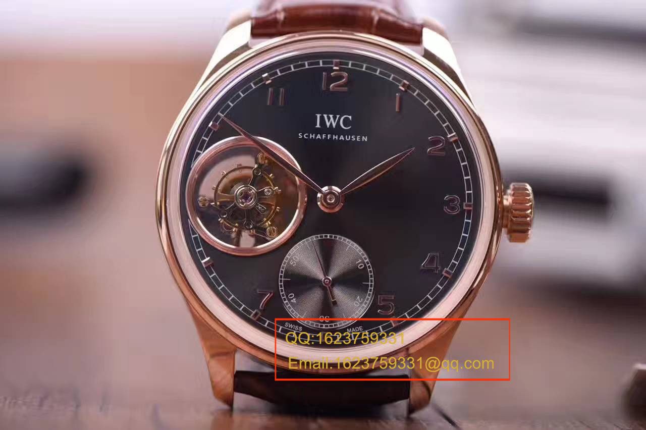 【YL Factory 一比一高仿手表】最高品质 IWC 葡萄牙系列IW546301、IW546304九字位真 Tourbillon  wrist watch  / WG287