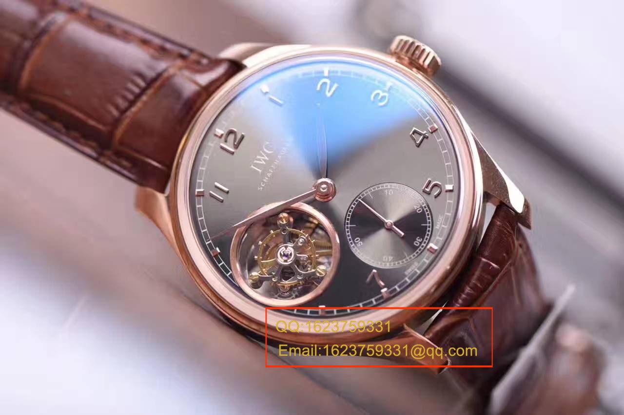 【YL Factory 一比一高仿手表】最高品质 IWC 葡萄牙系列IW546301、IW546304九字位真 Tourbillon  wrist watch  / WG287