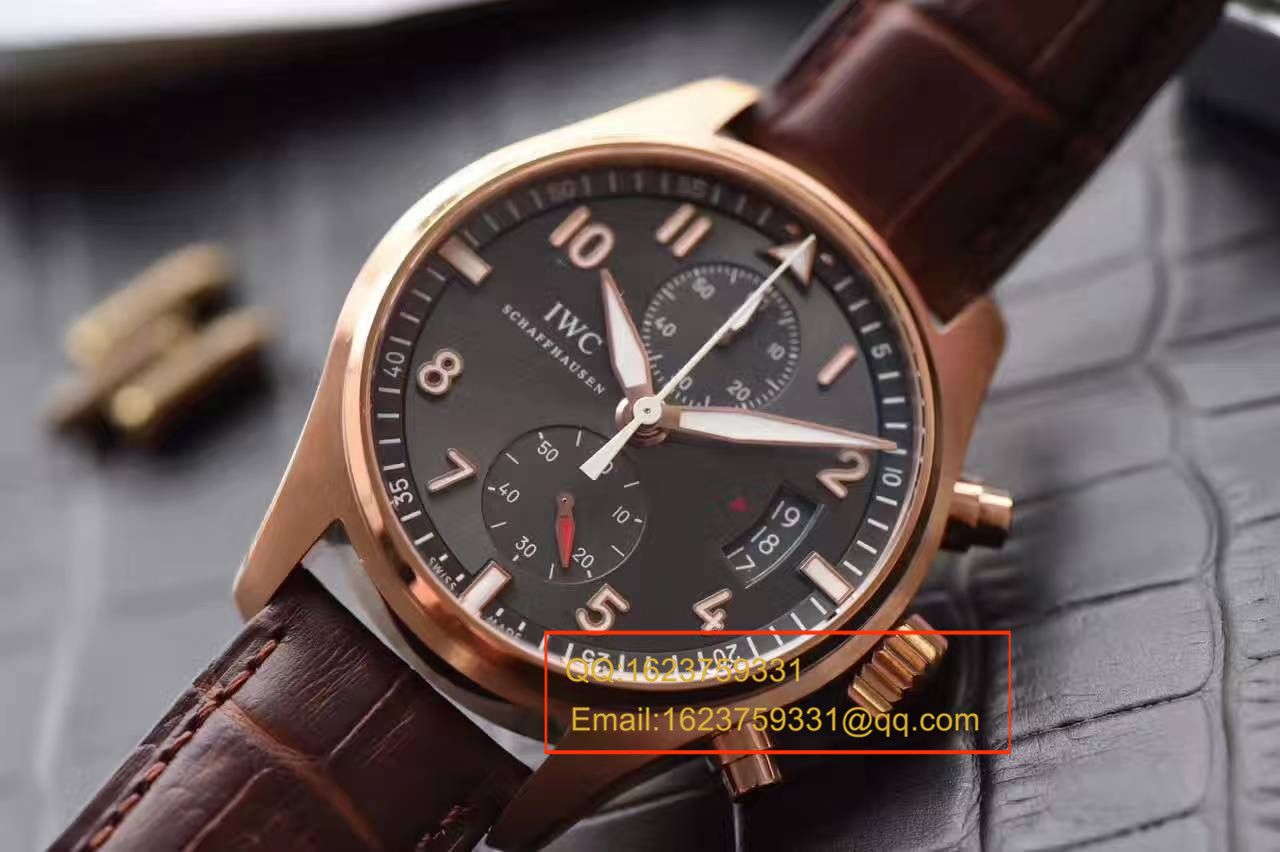 【独家 Video analysis 一比一超A高仿手表】 IWC SPITFIRE CHRONOGRAPH喷火战机计时 wrist watch 系列IW387803 wrist watch  / WG282
