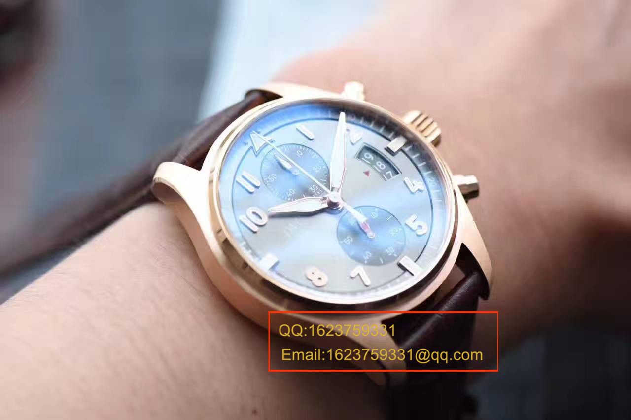【独家 Video analysis 一比一超A高仿手表】 IWC SPITFIRE CHRONOGRAPH喷火战机计时 wrist watch 系列IW387803 wrist watch  / WG282