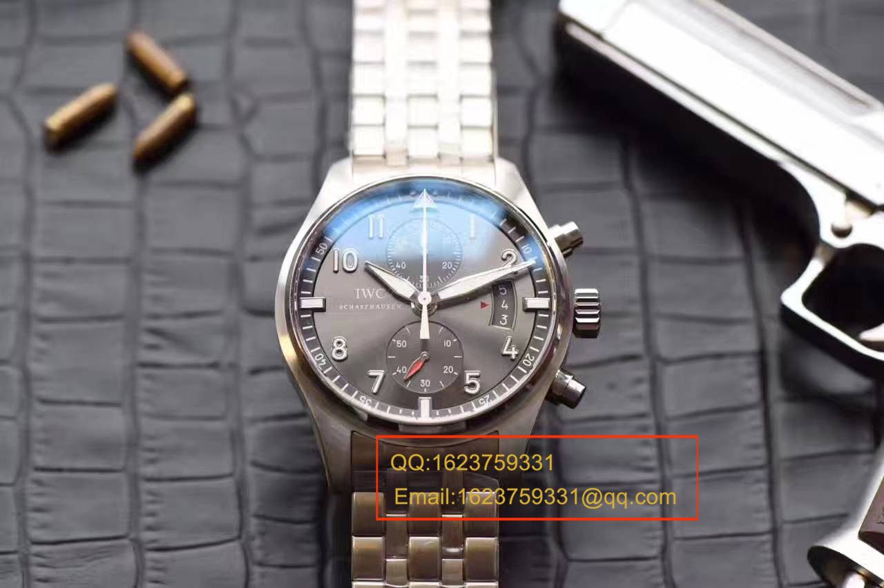 【独家视频测评V6 Factory 一比一超A高仿手表】 IWC 飞行员喷火战机计时 wrist watch 系列 IW387804 wrist watch  / WG216