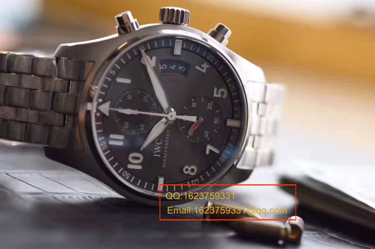 【独家视频测评V6 Factory 一比一超A高仿手表】 IWC 飞行员喷火战机计时 wrist watch 系列 IW387804 wrist watch  / WG216