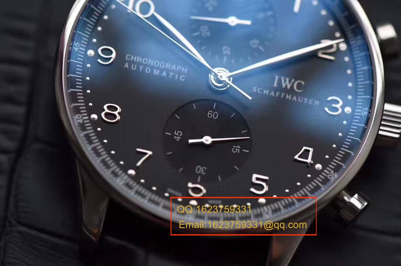 【独家视频测评YL一比一超A高仿手表】 IWC 葡萄牙CHRONOGRAPH计时系列IW371447 wrist watch  / WGBA279