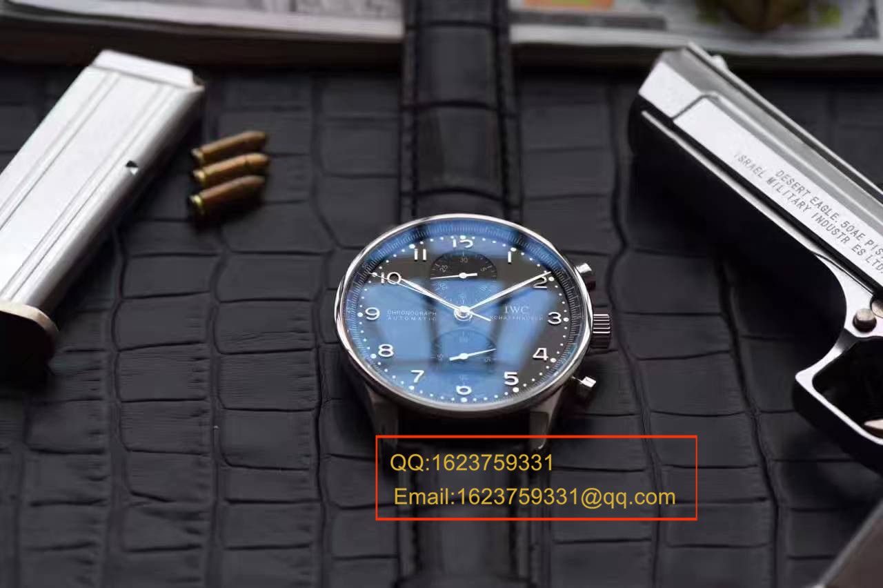 【独家视频测评YL一比一超A高仿手表】 IWC 葡萄牙CHRONOGRAPH计时系列IW371447 wrist watch  / WGBA279