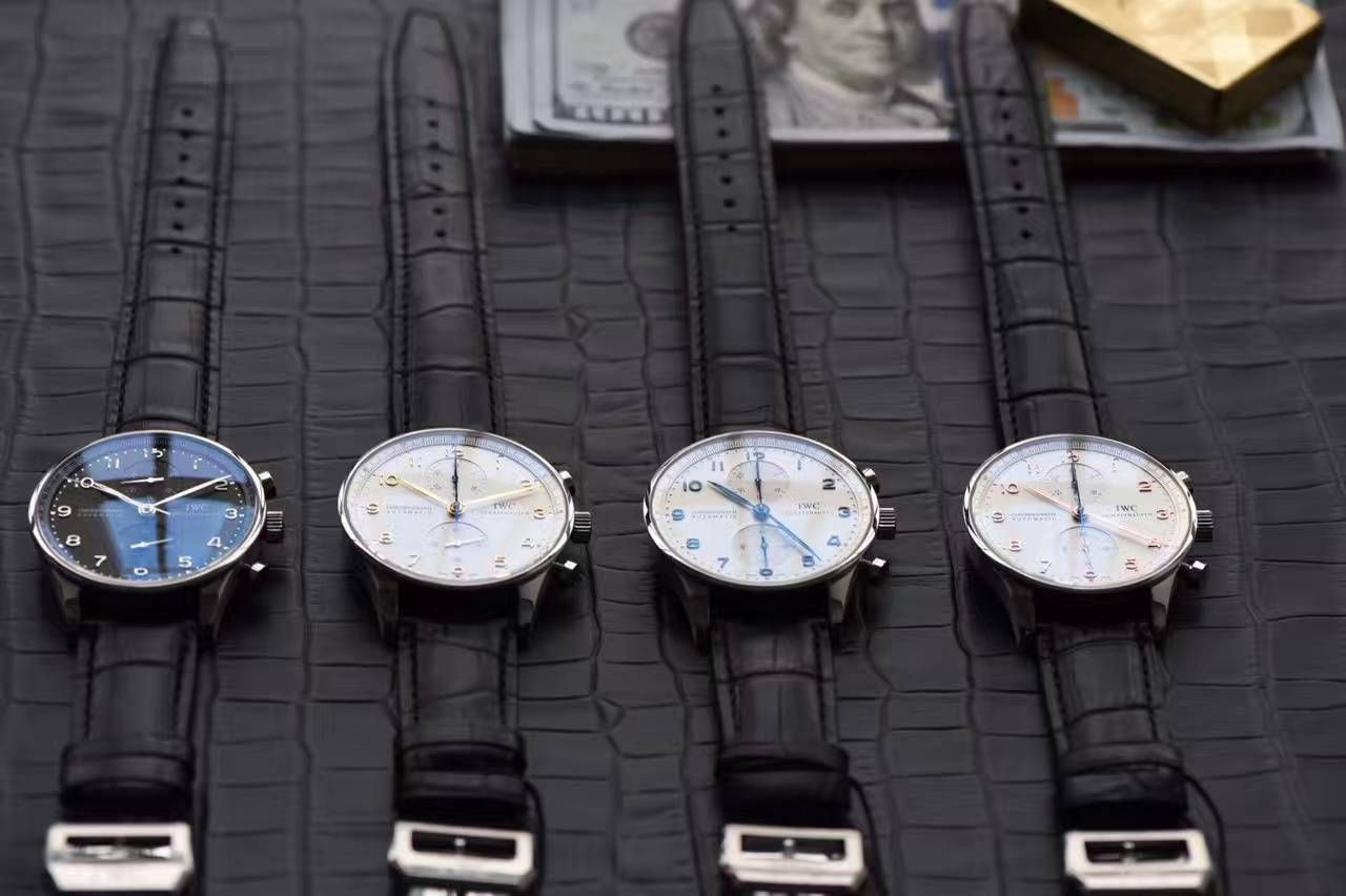 【独家视频测评YL Factory V7版本1:1 top 复刻手表】 IWC 葡萄牙高仿葡萄牙计时IW371445黄定钉刻度 wrist watch  / WG280