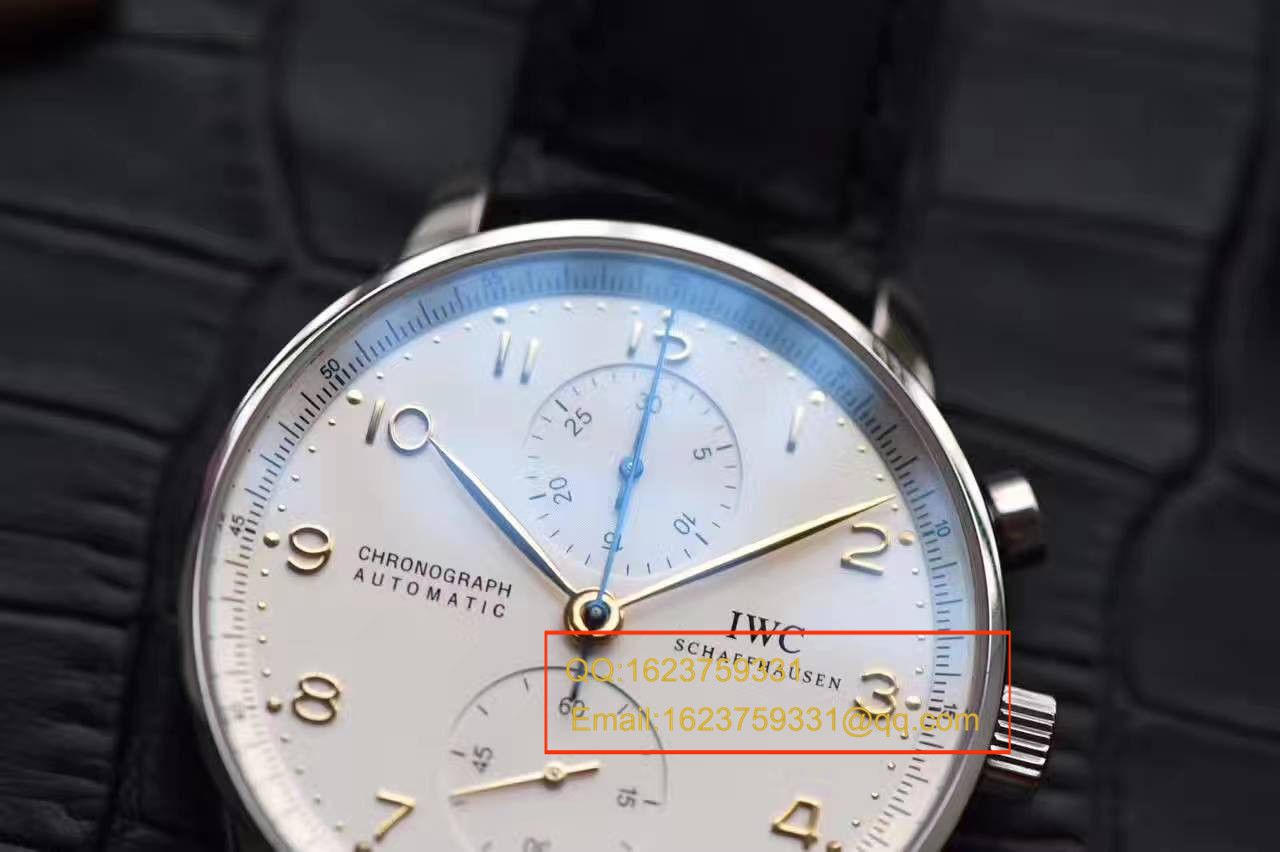 【独家视频测评YL Factory V7版本1:1 top 复刻手表】 IWC 葡萄牙高仿葡萄牙计时IW371445黄定钉刻度 wrist watch  / WG280