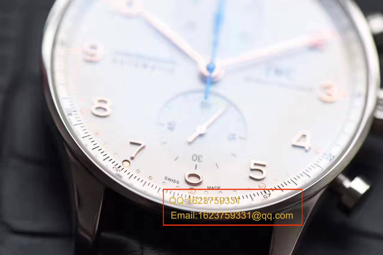 【独家视频测评】【YL Factory V7版本1:1高仿手表】 IWC 葡萄牙计时系列IW371401 wrist watch (葡计玫瑰金针) / WG281