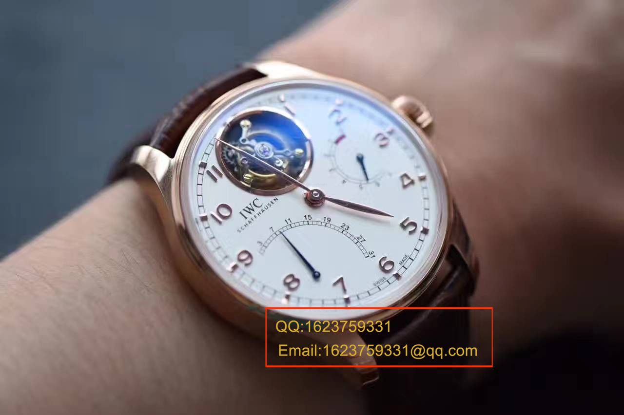【YL Factory 一比一超A高仿手表】 IWC 葡萄牙系列IW504402自动 Tourbillon 逆跳 wrist watch  / WG069
