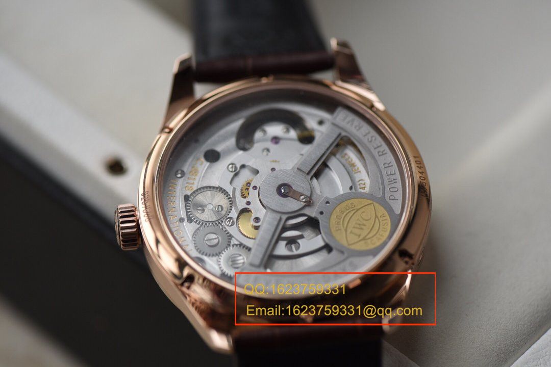 【TF Factory 一比一复刻高仿手表】 IWC 葡萄牙系列IW504402 、IW504602真 Tourbillon 逆跳 wrist watch  / WG274