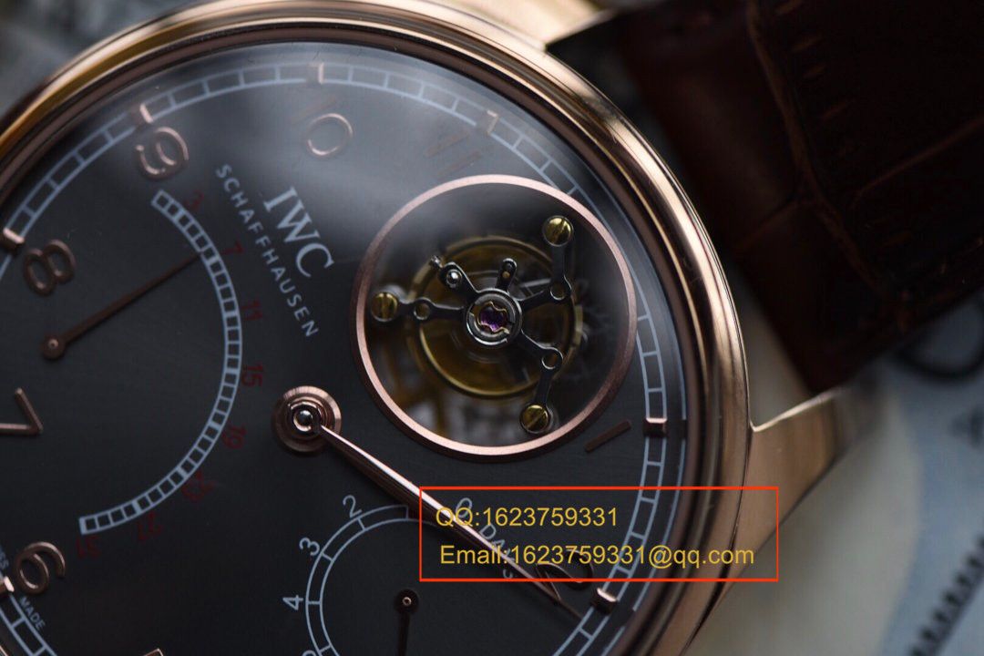 【TF Factory 一比一复刻高仿手表】 IWC 葡萄牙系列IW504402 、IW504602真 Tourbillon 逆跳 wrist watch  / WG274