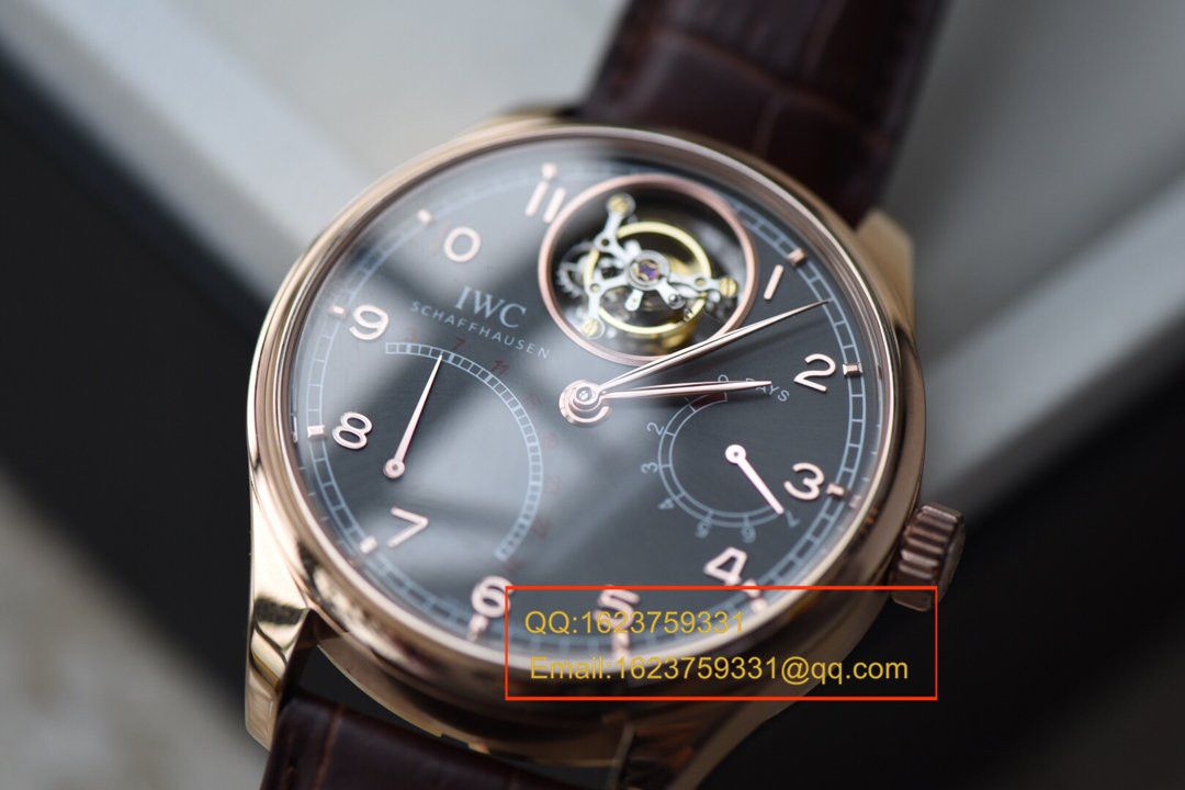 【TF Factory 一比一复刻高仿手表】 IWC 葡萄牙系列IW504402 、IW504602真 Tourbillon 逆跳 wrist watch  / WG274