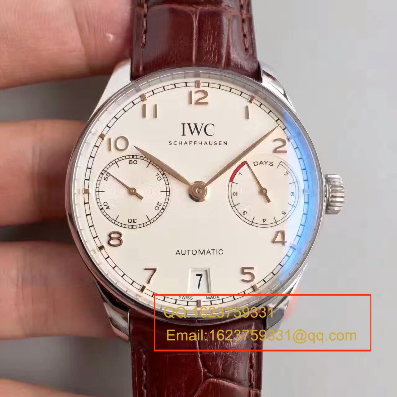 【独家视频测评ZF Factory 一比一超A高仿手表】 IWC 葡七V5最高版本《 IWC 七日链》IW500703男表 / WG223A