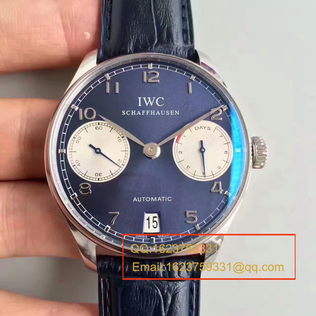 【独家视频测评ZF Factory 一比一超A高仿手表】 IWC 葡七V5最高版本《 IWC 七日链》IW500703男表 / WG223A