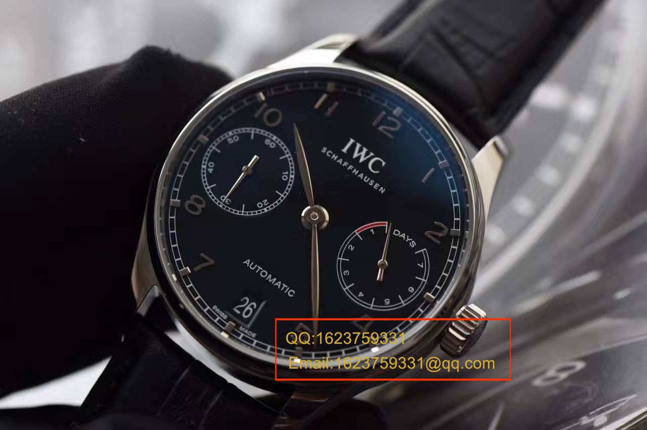 【独家视频测评ZF Factory 一比一超A高仿手表】 IWC 葡七V5最高版本《 IWC 七日链》IW500703男表 / WG223A