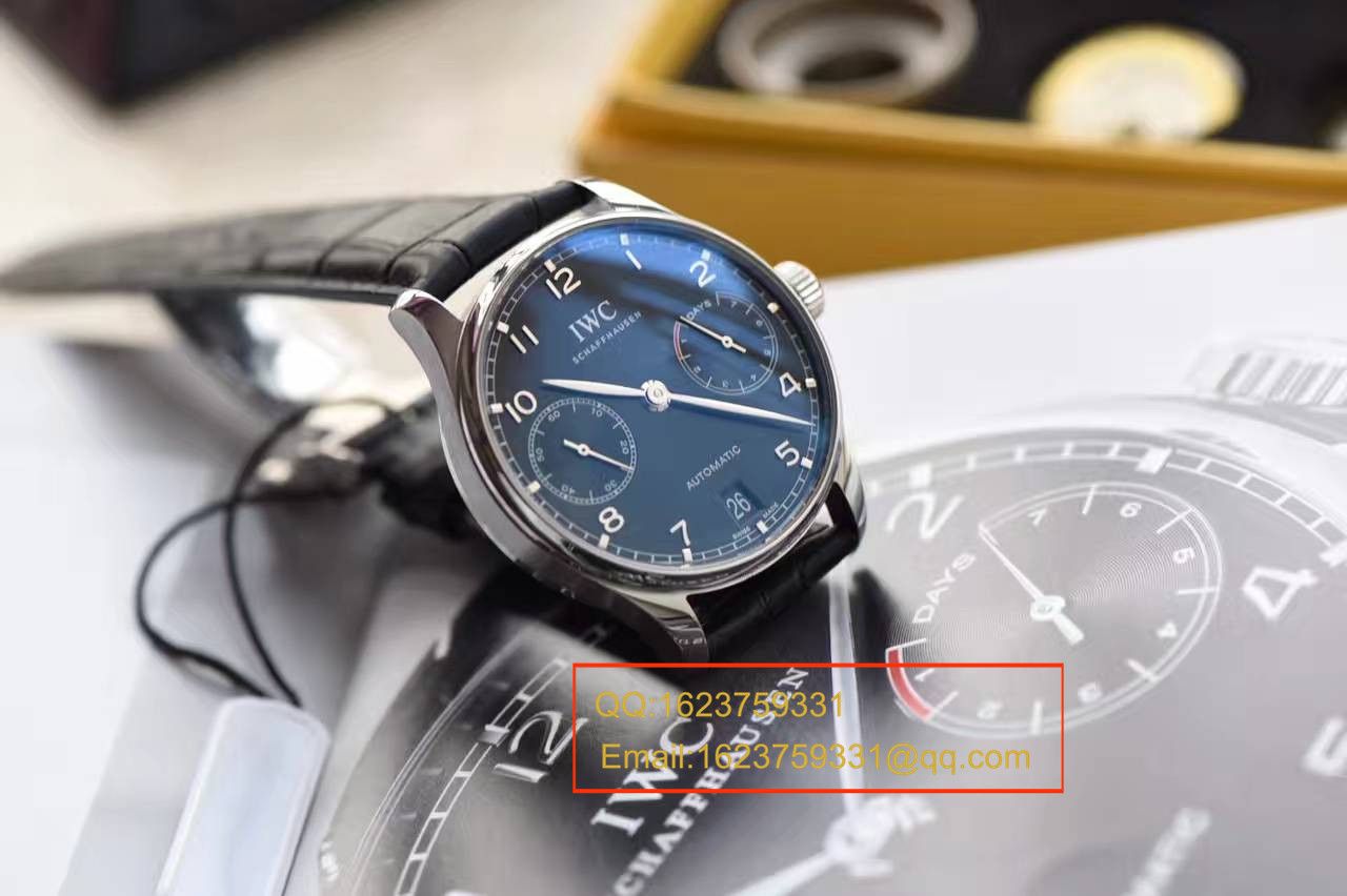 【独家视频测评ZF Factory 一比一超A高仿手表】 IWC 葡七V5最高版本《 IWC 七日链》IW500703男表 / WG223A