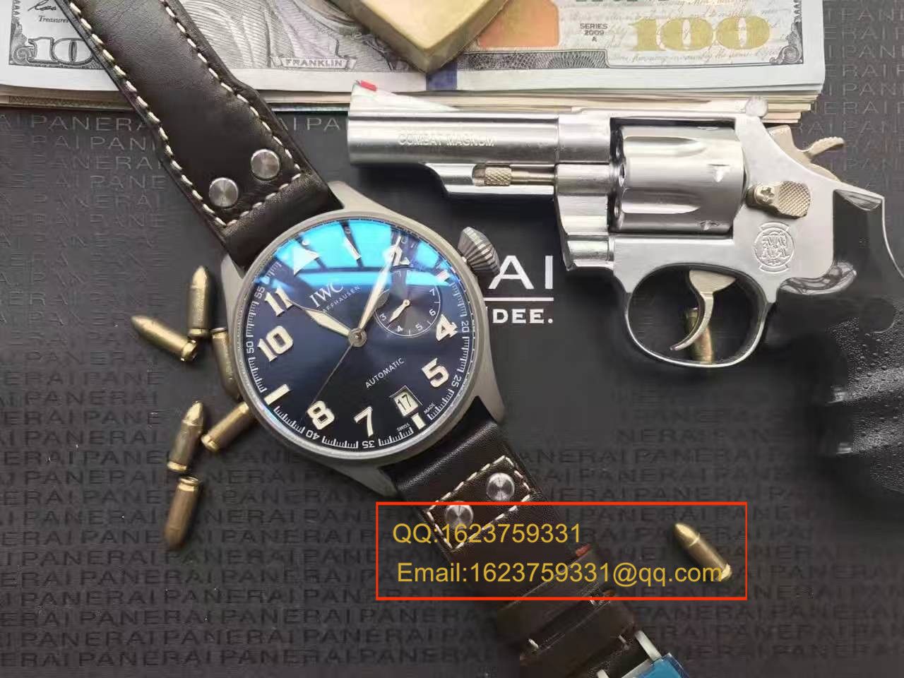 【独家视频测评】YL Factory 1:1超A精仿手表之 IWC 大型飞行员特别版喷砂精钢壳套蓝面男表 / WG258