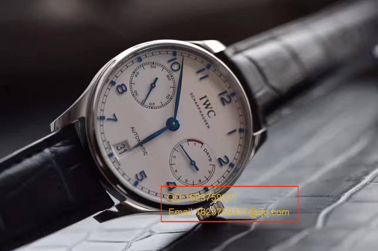 【独家视频测评】【ZF一比一超A高仿手表】 IWC 葡萄牙计时系列IW500705 wrist watch （ IWC 七日链） / WG256
