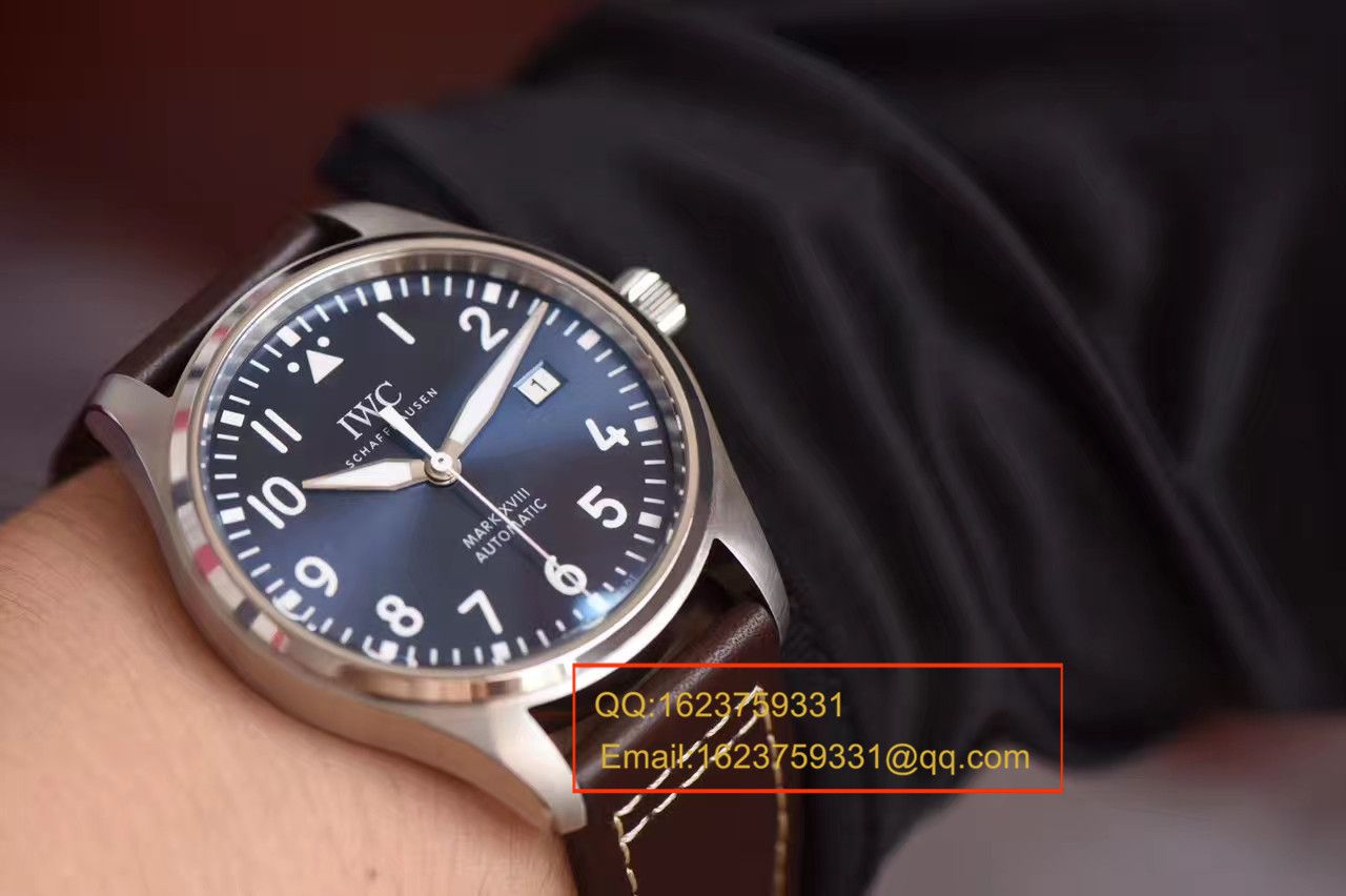 【独家视频测评】【MK Factory 1:1高精仿手表】 IWC  MARK XVII 飞行员 wrist watch “蓝面小王子”特别版系列IW327004 wrist watch  / WG243A