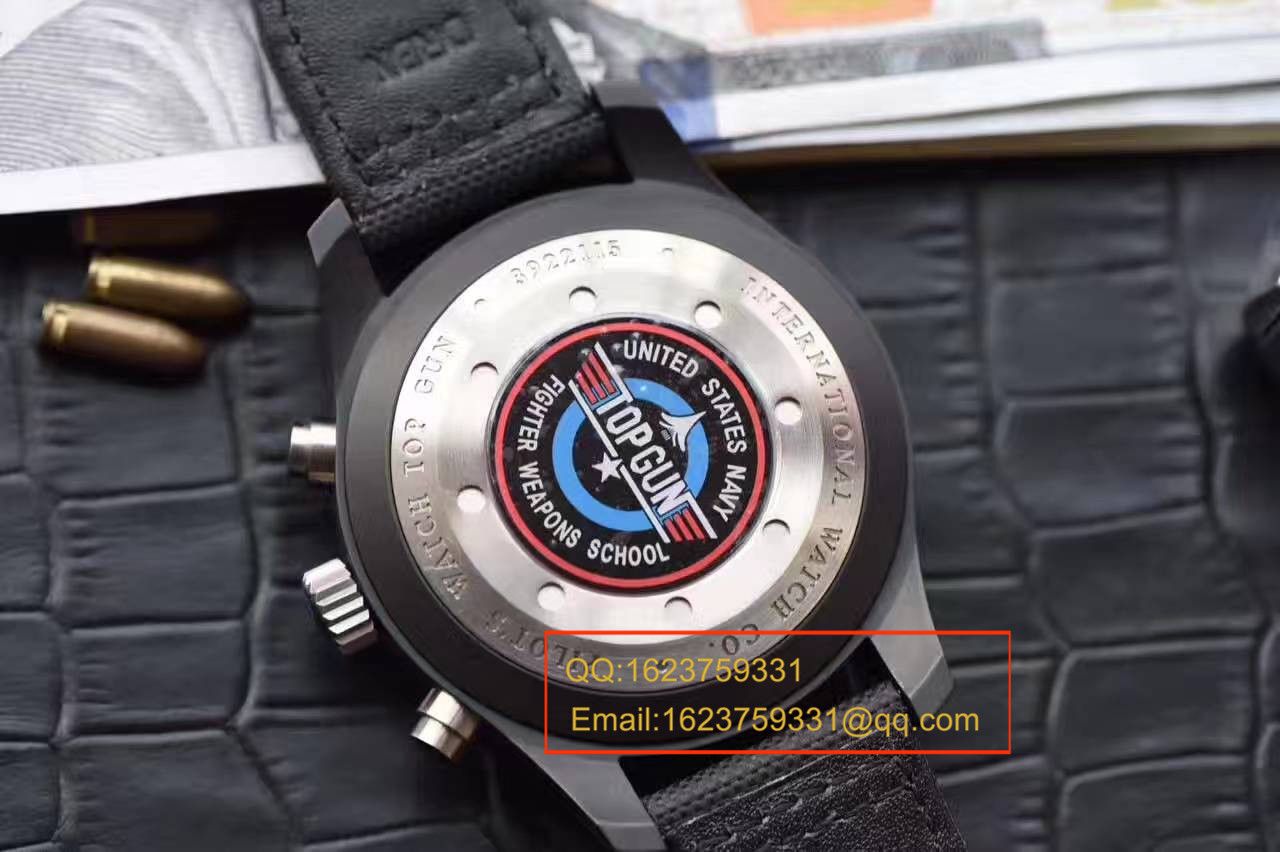 【独家视频测评1:1超A高仿手表】 IWC TOP GUN海军空战部队MIRAMAR wrist watch IW388003 Composite 飞计 / WG23201