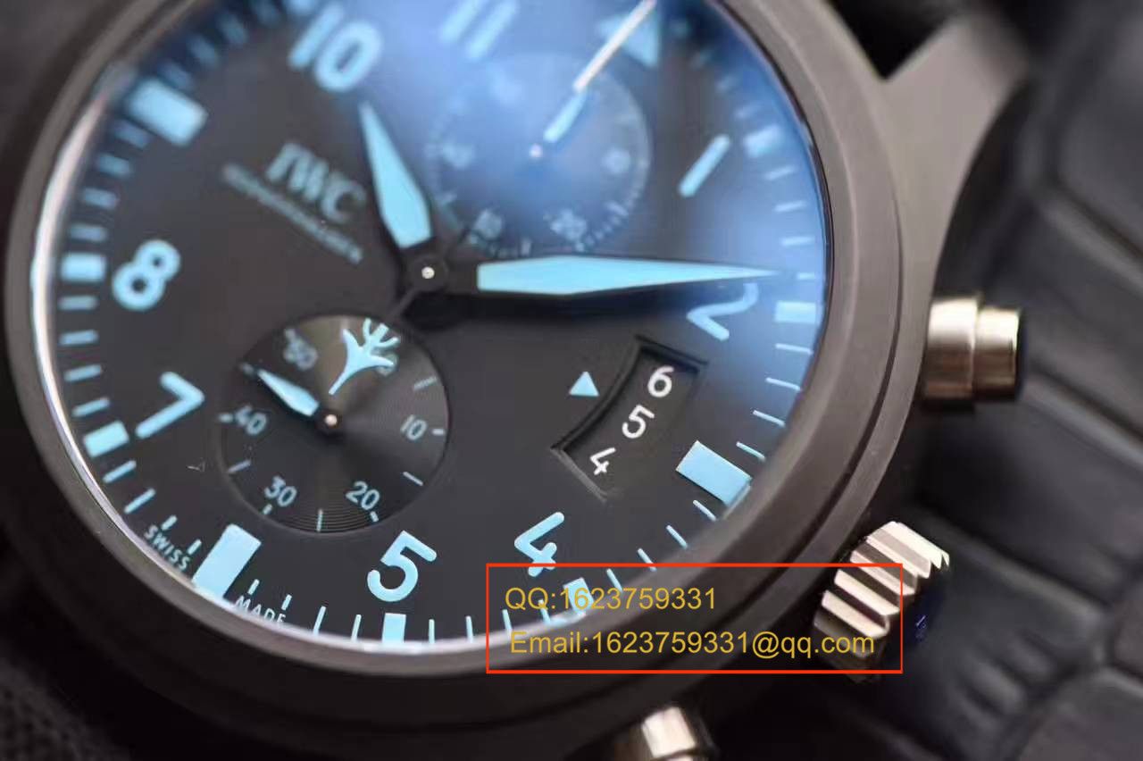 【独家视频测评1:1超A高仿手表】 IWC TOP GUN海军空战部队MIRAMAR wrist watch IW388003 Composite 飞计 / WG23201