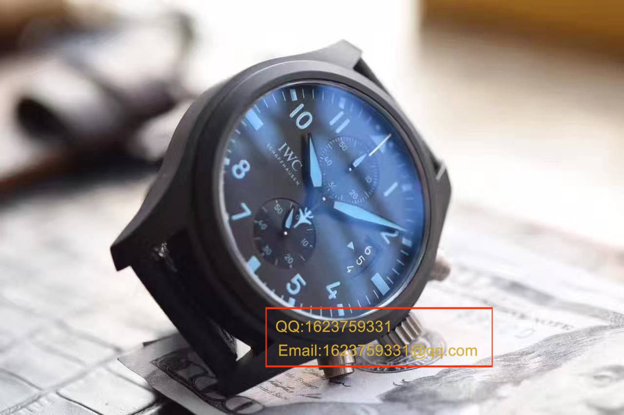 【独家视频测评1:1超A高仿手表】 IWC TOP GUN海军空战部队MIRAMAR wrist watch IW388003 Composite 飞计 / WG23201
