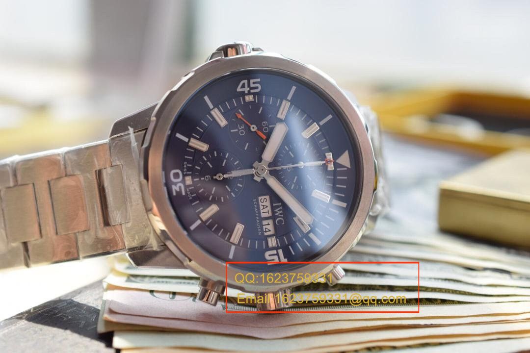 【独家视频测评V6 Factory 一比一超A高精仿手表】 IWC 海洋时计雅克-伊夫．库斯托探险之旅特别版IW376805 男士机械 wrist watch  / WG166