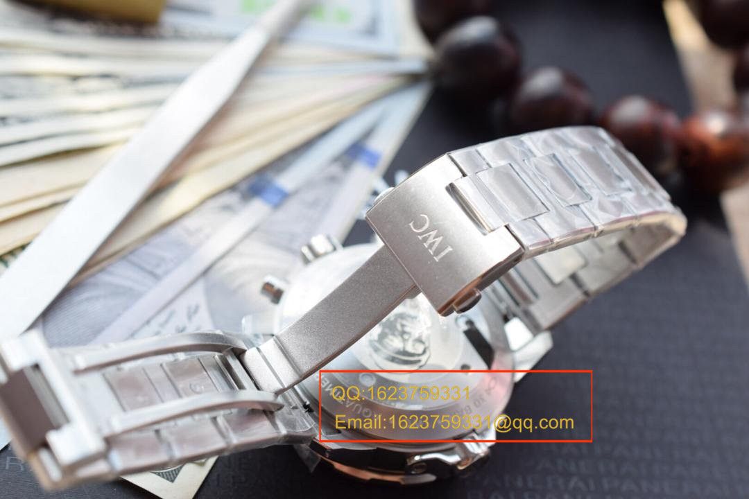【独家视频测评V6 Factory 一比一超A高精仿手表】 IWC 海洋时计雅克-伊夫．库斯托探险之旅特别版IW376805 男士机械 wrist watch  / WG166