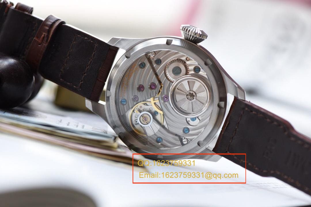 【独家视频测评】【KW Factory 1:1高仿手表】 IWC 飞行员IW500301涡轮大飞男士机械手表 / WAG110