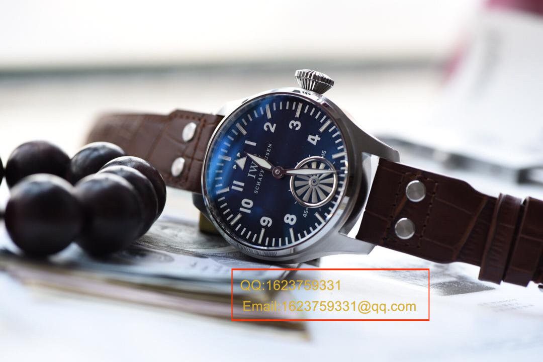 【独家视频测评】【KW Factory 1:1高仿手表】 IWC 飞行员IW500301涡轮大飞男士机械手表 / WAG110