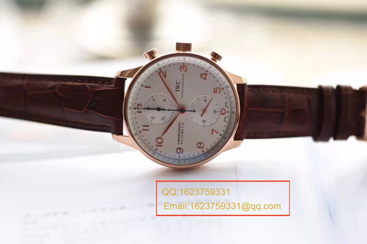 【独家视频测评YL Factory V7版本一比一超A精仿手表】 IWC 葡萄牙计时系列IW371480 wrist watch  / WG302