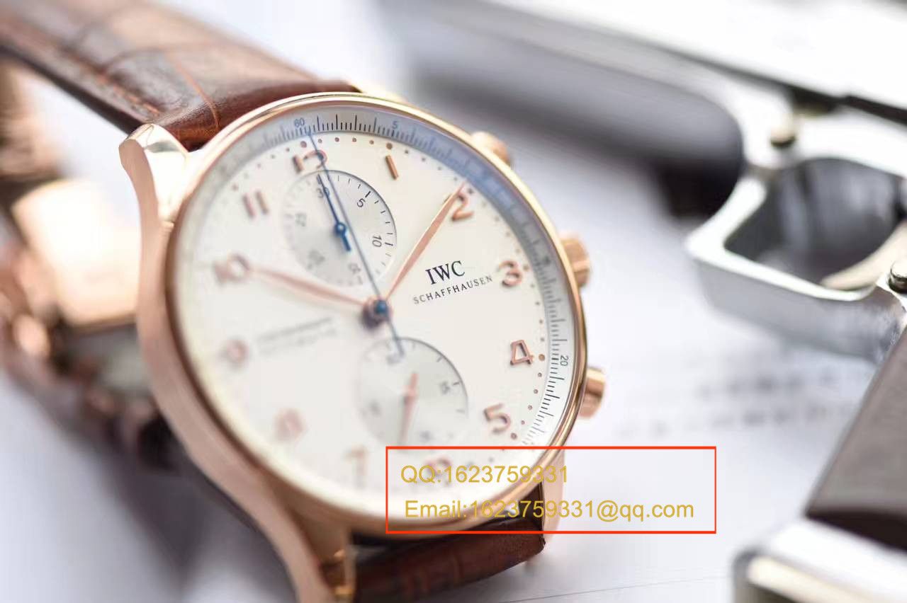 【独家视频测评YL Factory V7版本一比一超A精仿手表】 IWC 葡萄牙计时系列IW371480 wrist watch  / WG302