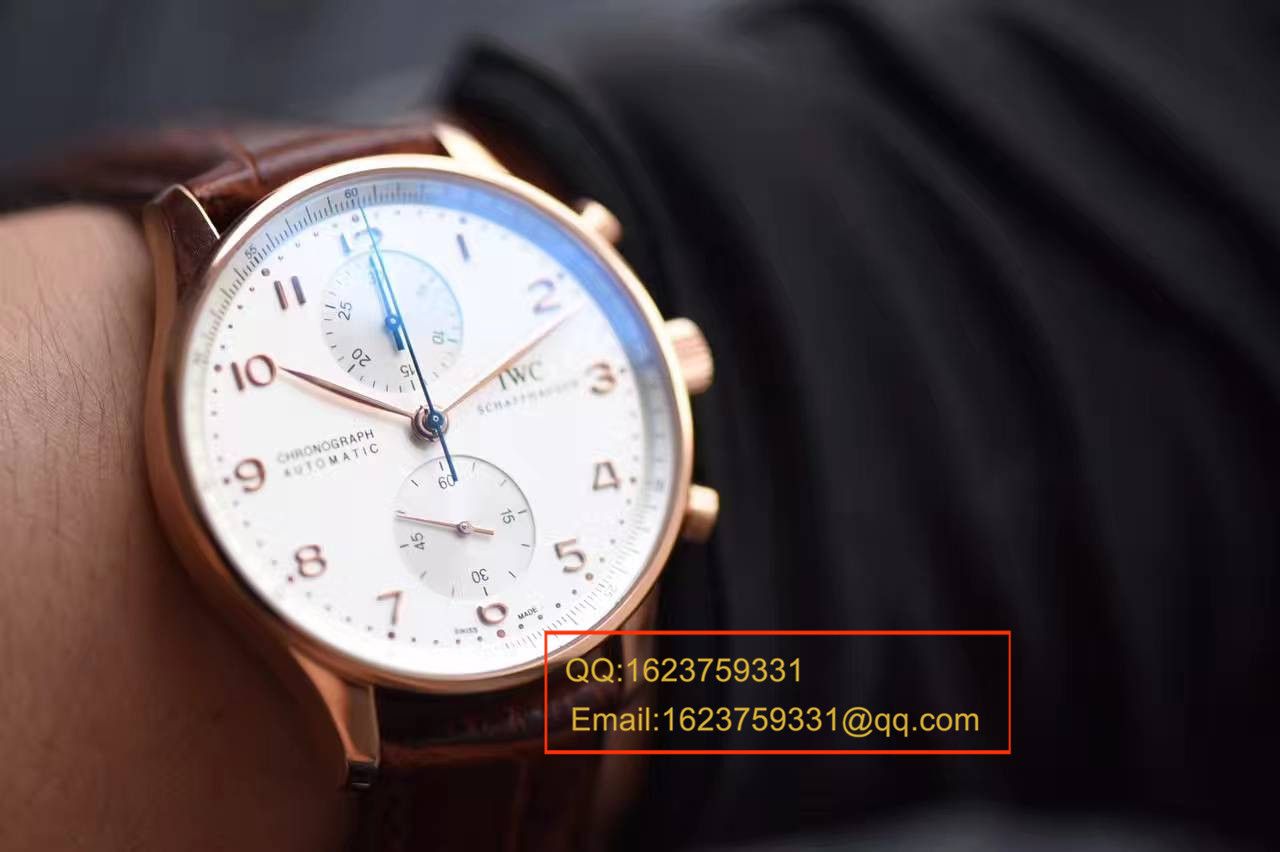 【独家视频测评YL Factory V7版本一比一超A精仿手表】 IWC 葡萄牙计时系列IW371480 wrist watch  / WG302