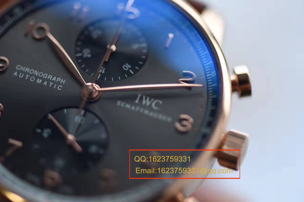 【独家视频测评YL Factory V7版本葡计一比一超A高仿手表】 IWC 葡萄牙系列IW371482 wrist watch  / WG301
