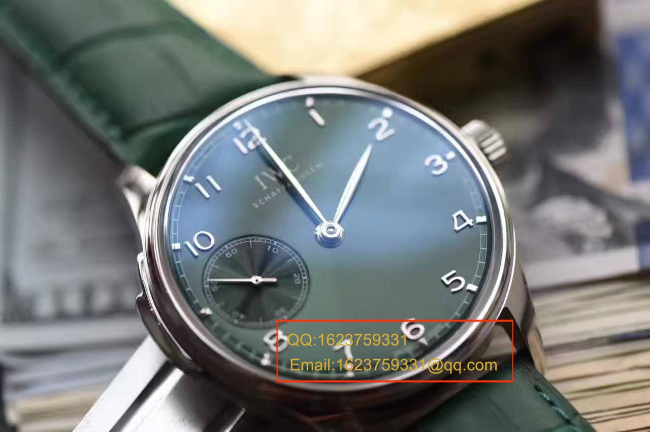 YL Factory 出品新款翠绿限量版 IWC 葡萄牙三问手动机械 wrist watch  / WBA292