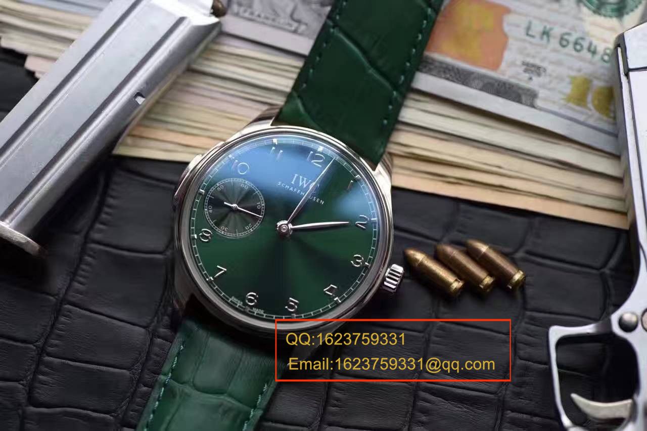 YL Factory 出品新款翠绿限量版 IWC 葡萄牙三问手动机械 wrist watch  / WBA292