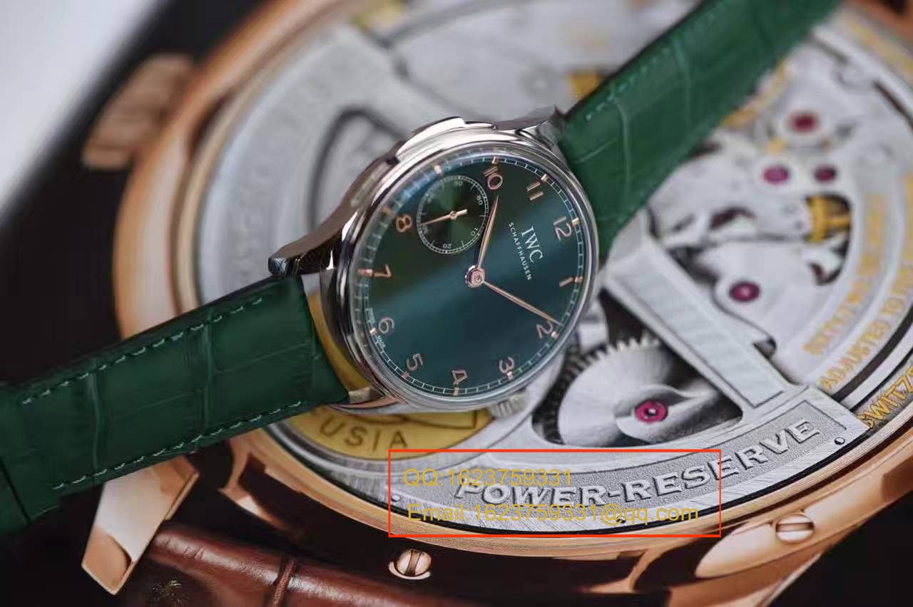 YL Factory 出品新款翠绿限量版 IWC 葡萄牙三问手动机械 wrist watch  / WBA292