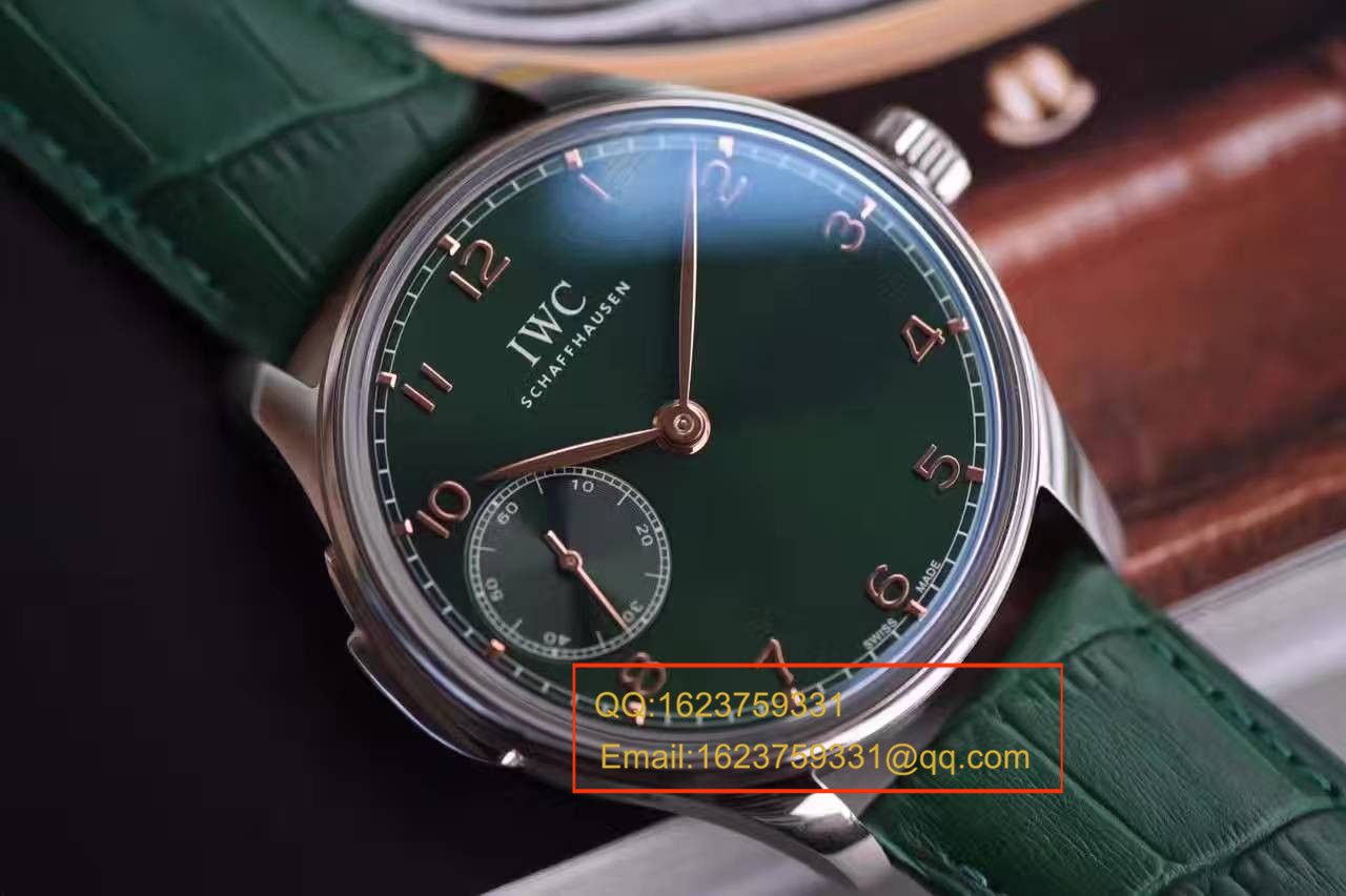YL Factory 出品新款翠绿限量版 IWC 葡萄牙三问手动机械 wrist watch  / WBA292