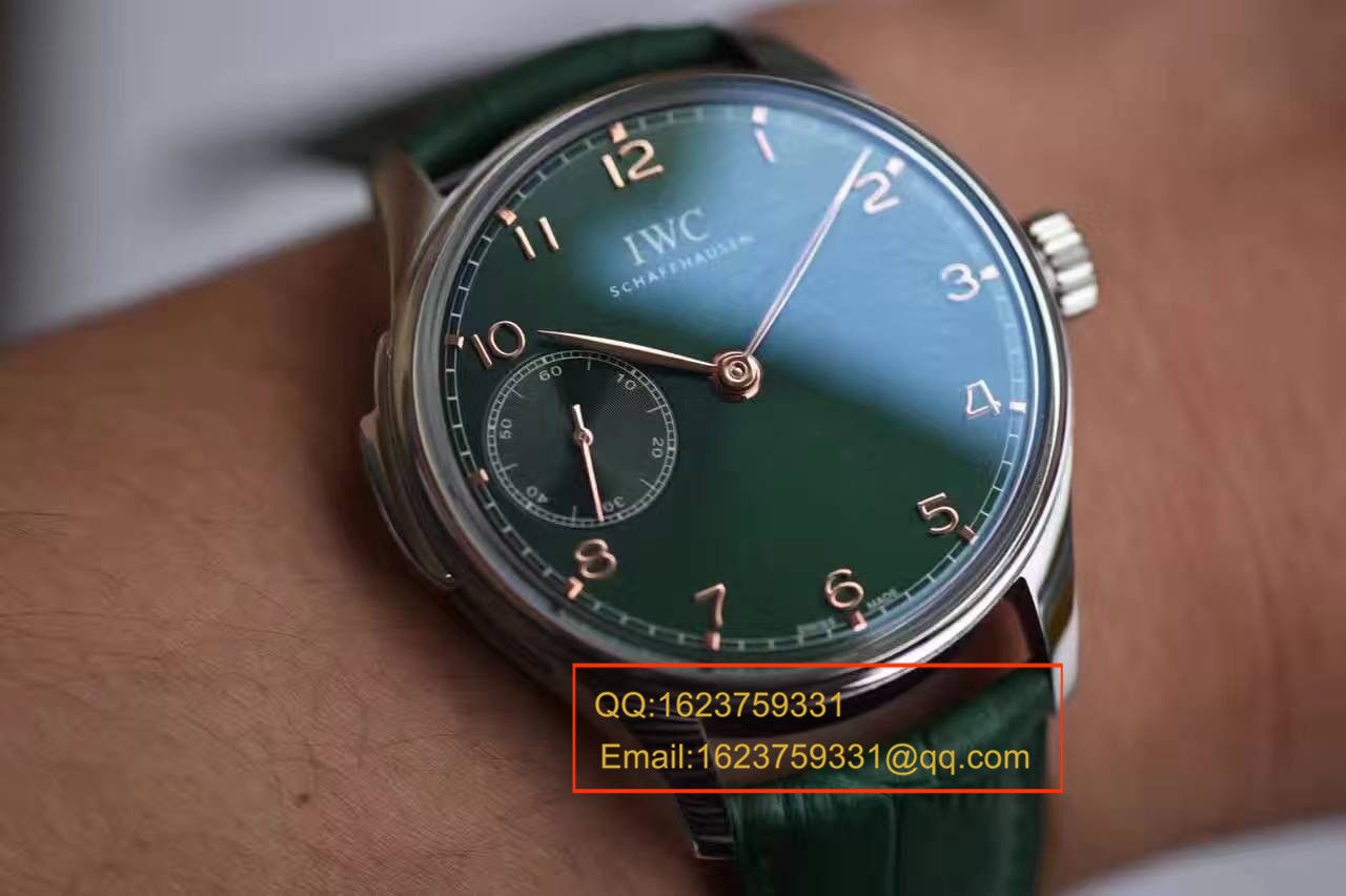 YL Factory 出品新款翠绿限量版 IWC 葡萄牙三问手动机械 wrist watch  / WBA292