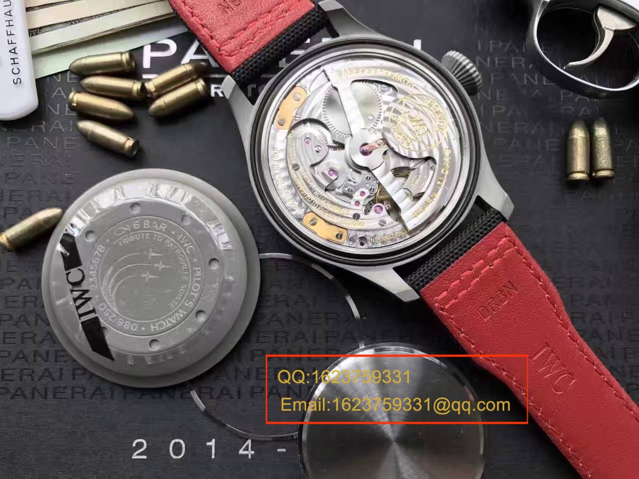 【实拍图鉴赏】YL Factory 1:1超A高仿手表之 IWC 大飞特别版新款-喷砂精钢壳套黑面男表 / WG257