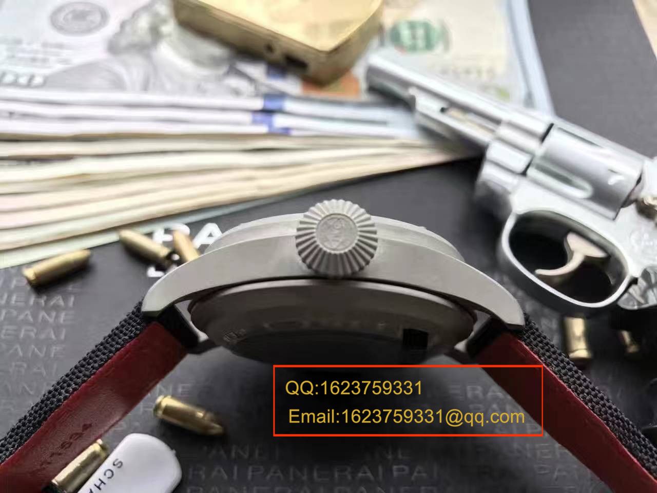 【实拍图鉴赏】YL Factory 1:1超A高仿手表之 IWC 大飞特别版新款-喷砂精钢壳套黑面男表 / WG257