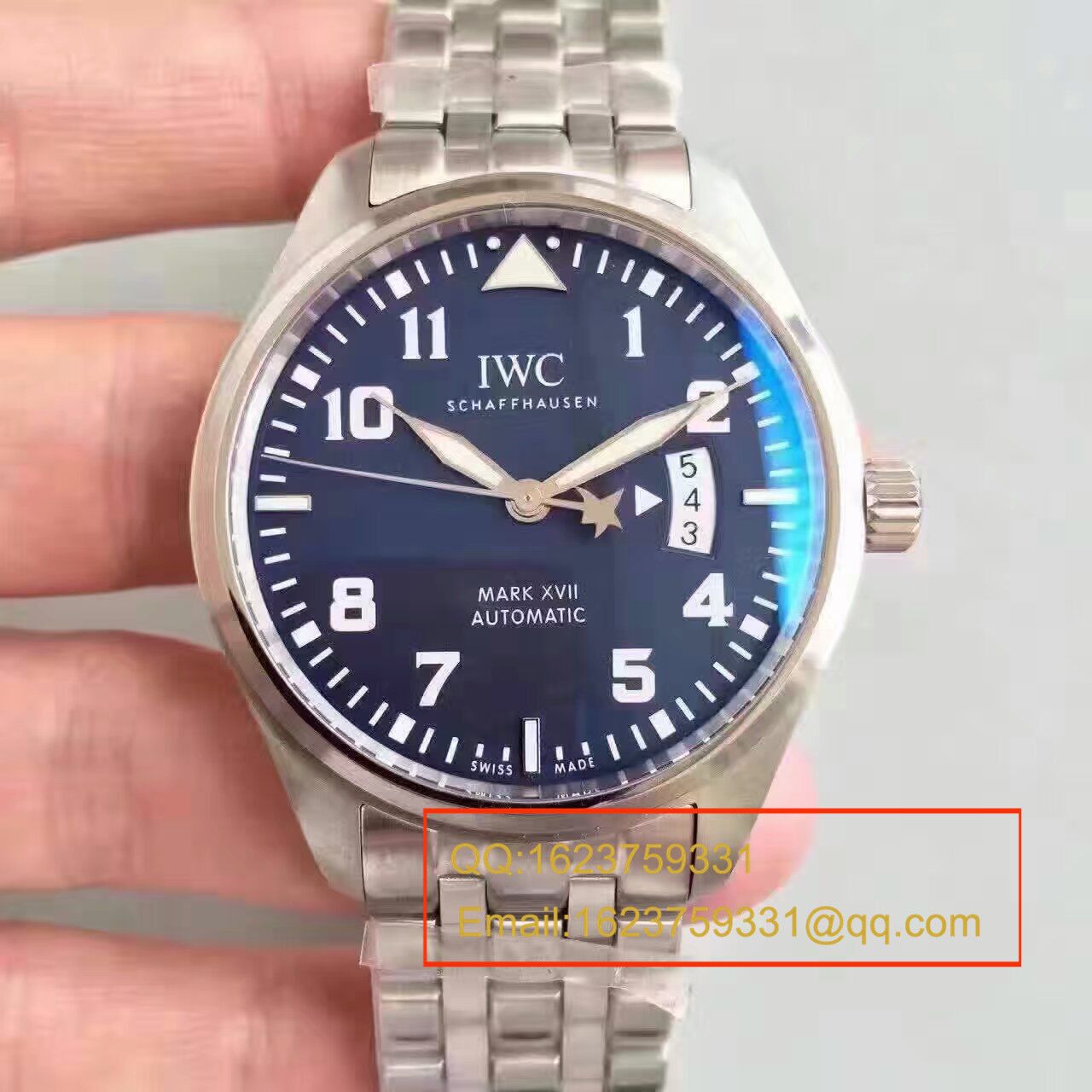 【MK Factory 一比一超A高仿手表】 IWC 飞行员系列马克十七IW326506 wrist watch (蓝面小王子) / WG254