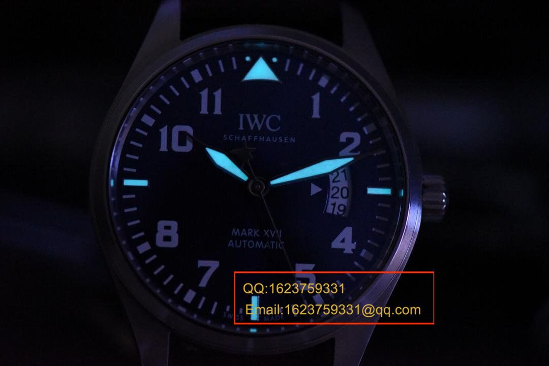 【MK Factory 一比一超A高仿手表】 IWC 飞行员系列马克十七IW326506 wrist watch (蓝面小王子) / WG254